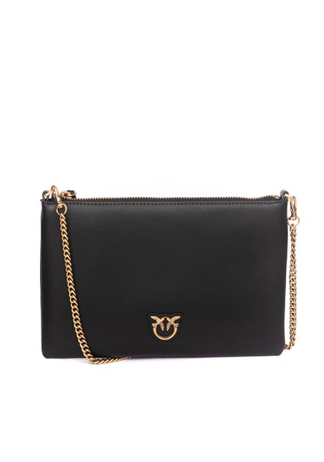 black Classic Flat Love bag PINKO | 100455-A0F1FLAT-Z99Q